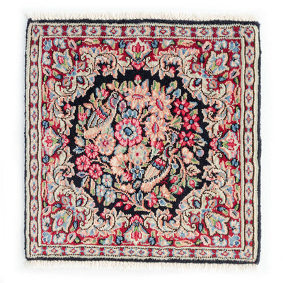 ペルシャ絨毯（手織り）　約40×40cm