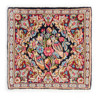 ペルシャ絨毯（手織り）　約40×40cm