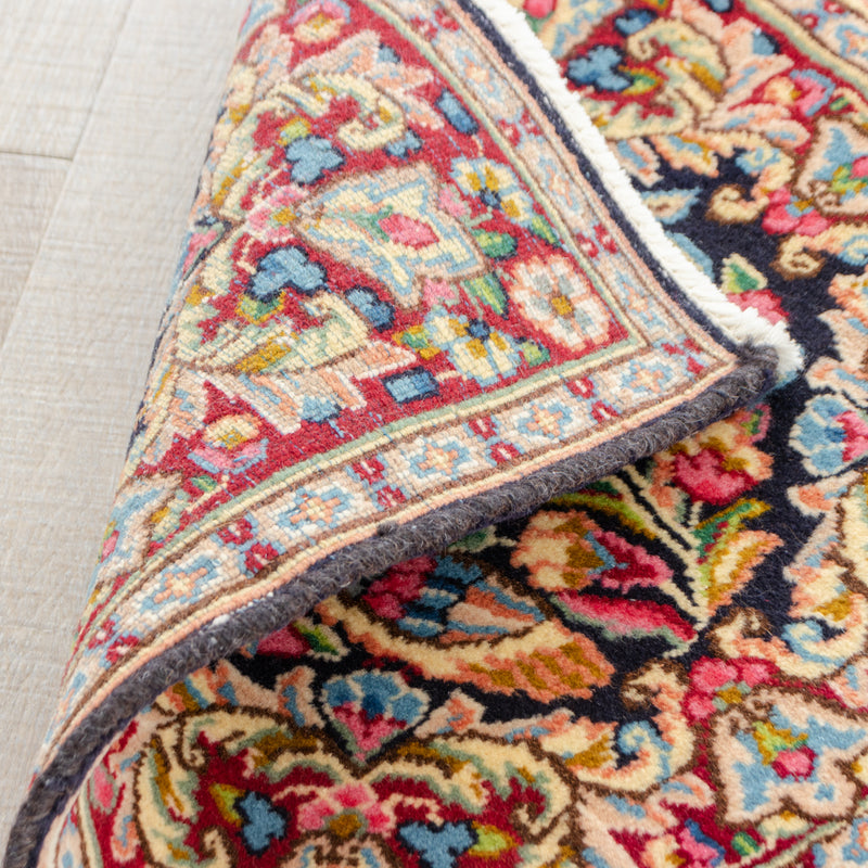 ペルシャ絨毯（手織り）　約40×40cm