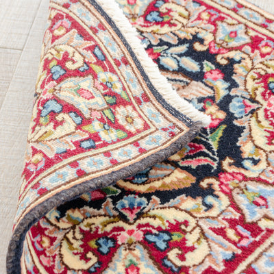 ペルシャ絨毯（手織り）　約40×40cm