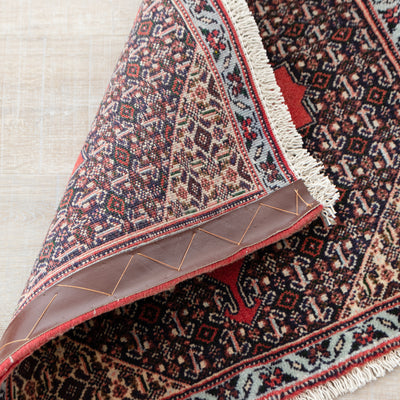 ペルシャ絨毯（手織り）　約40×40cm