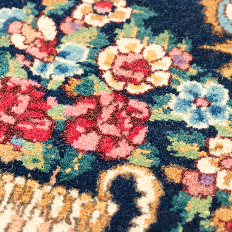 ペルシャ絨毯（手織り）　約40×40cm