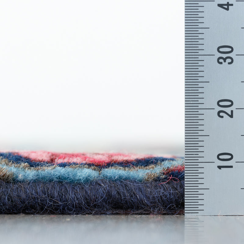 ペルシャ絨毯（手織り）　約40×40cm