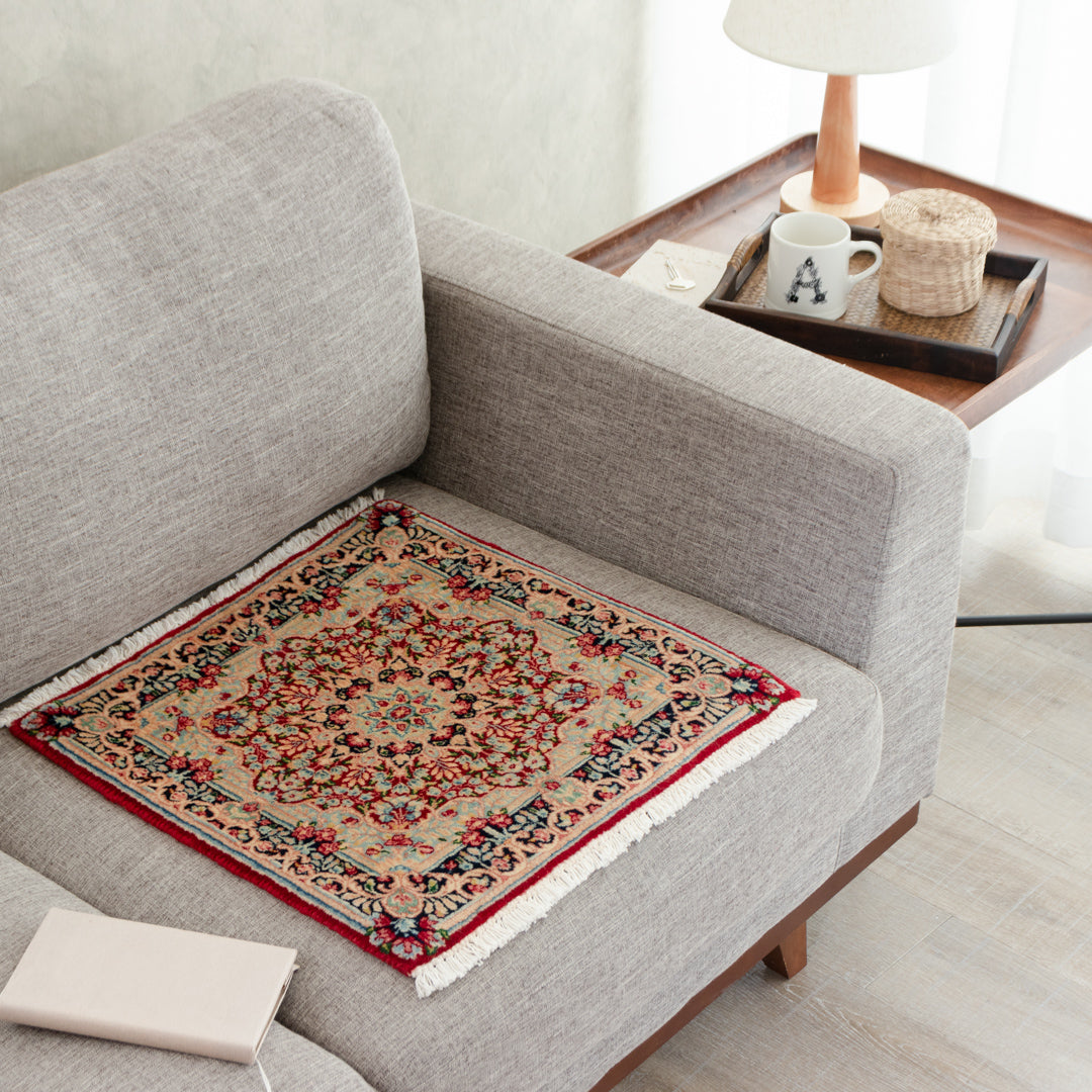 ペルシャ絨毯　ケルマン　手織り・ウール ペルシャ絨毯手織りケルマン産ウール100% 190120cm ペルシャ絨毯