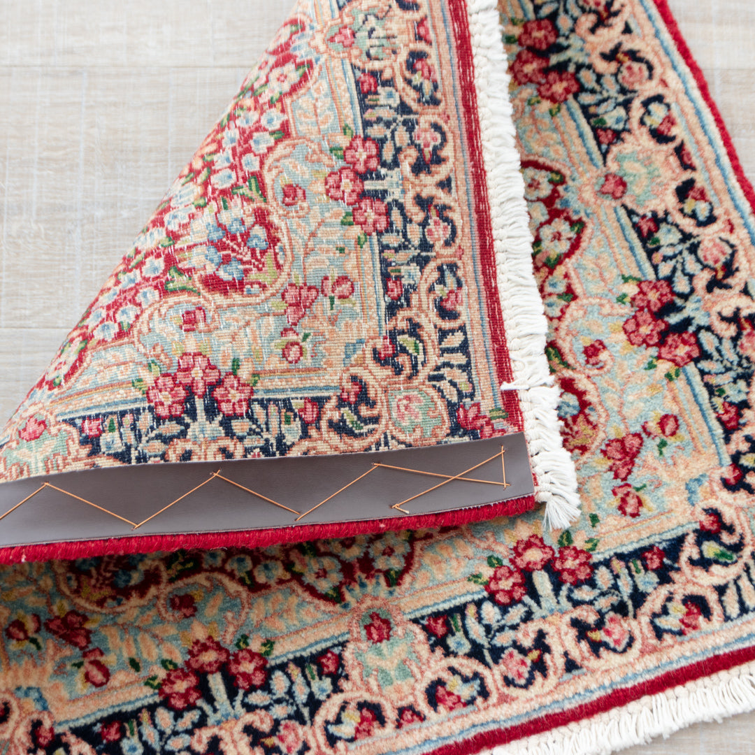 ペルシャ手織り絨毯 ウール 玄関マット ケルマン 50×50cm – Persiadirect