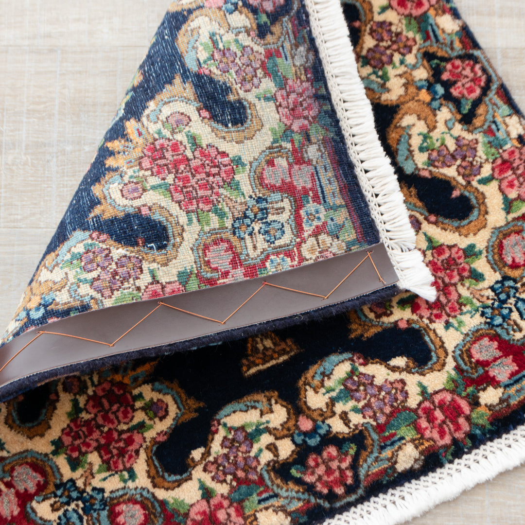 ペルシャ手織り絨毯 ウール 玄関マット ケルマン 50×51cm – Persiadirect