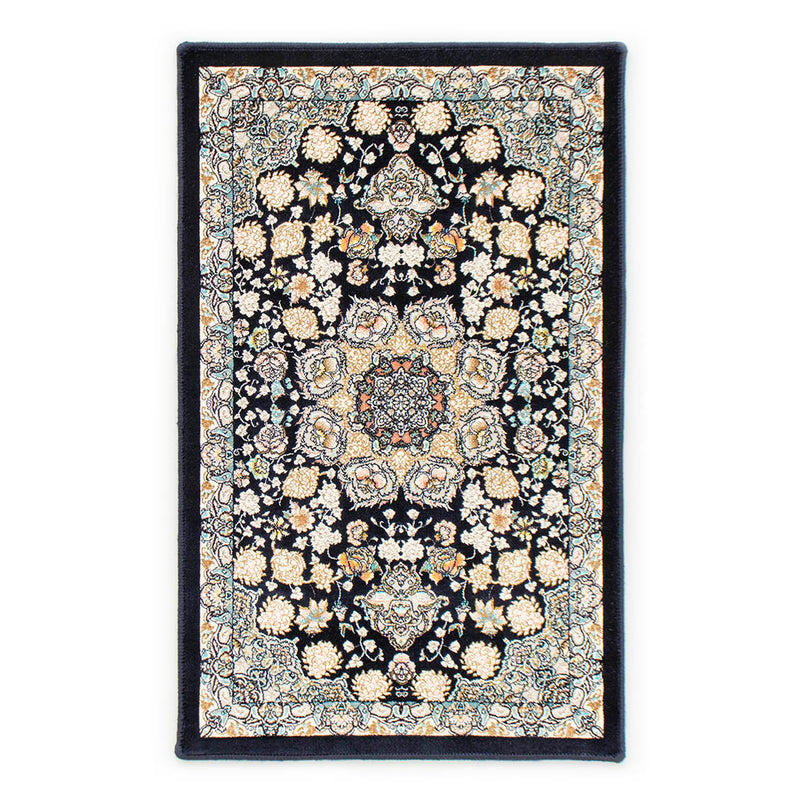 ペルシャ絨毯（機械織）　スーザン柄　コン　50×80cm