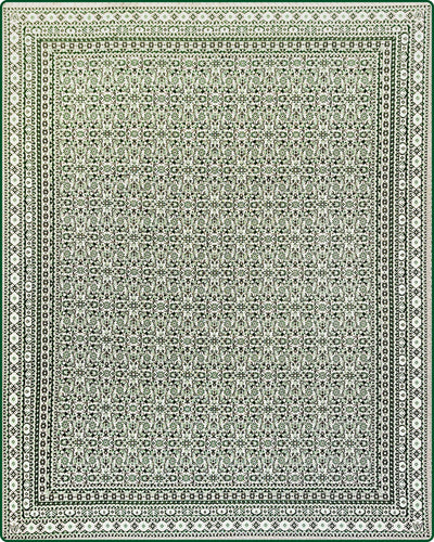 ル・ファルシー（綿カーペット）　アラム柄　グリーン　200×250cm
