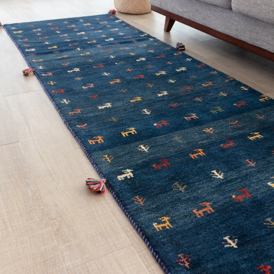 ギャッベ ランナーサイズ（細長いサイズ）（約80×300cm