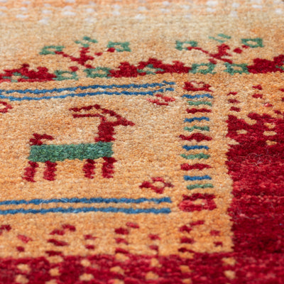 ペルシャ手織りギャッベ　約165×240cm