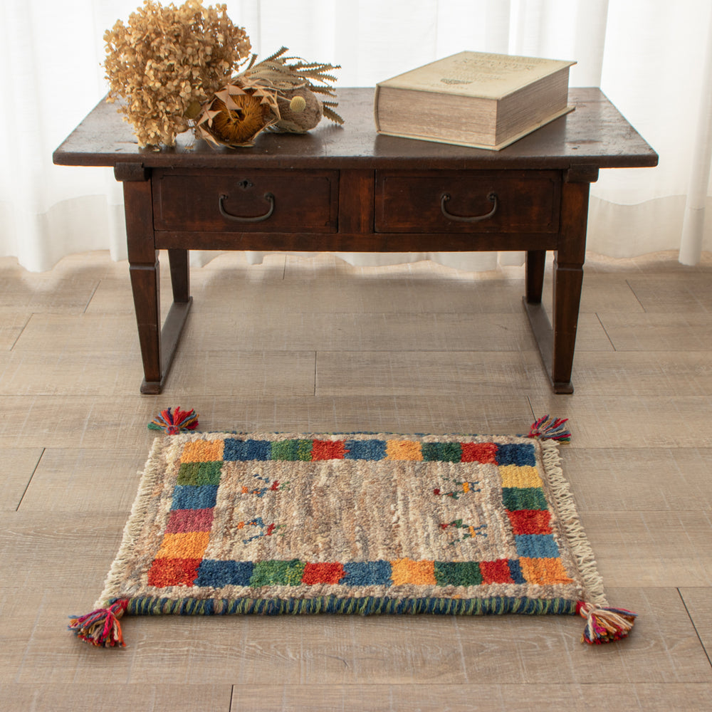【M】ギャッベ2枚セット ギャッベ ミニギャッベ（約40×60cm） – Persiadirect