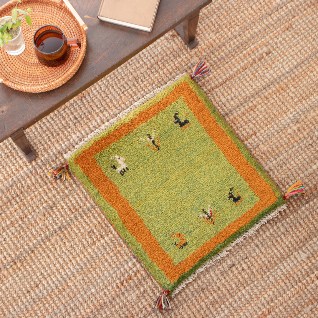 ペルシャ手織りギャッベ 約50×50cm – Persiadirect ペルシャ手織りギャッベ 約50×50cm – Persiadirect