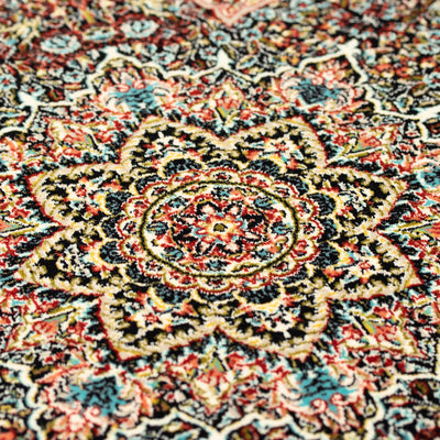 ペルシャ絨毯（機械織）　ゴルリーズ柄　ベージュ　60×180cm