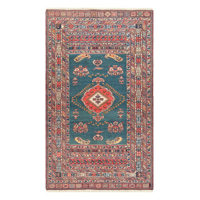 ペルシャ手織りキリム　ウール　ラグ　シルジャン　135×228cm