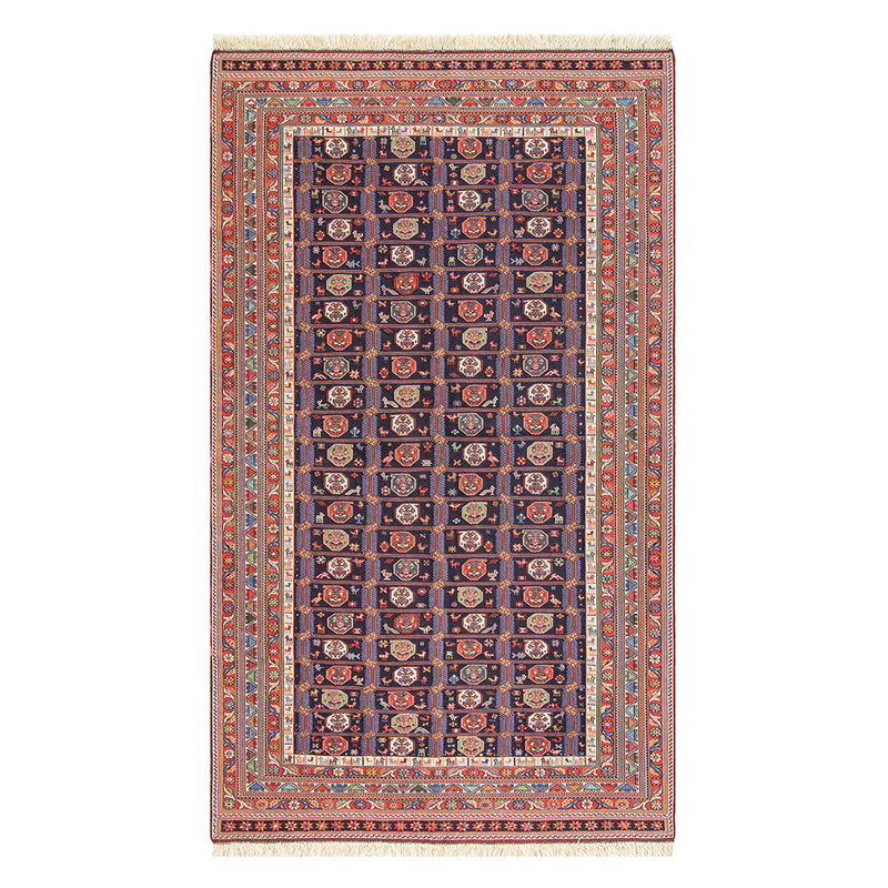 ペルシャ手織りキリム　ウール　ラグ　シルジャン　143×243cm