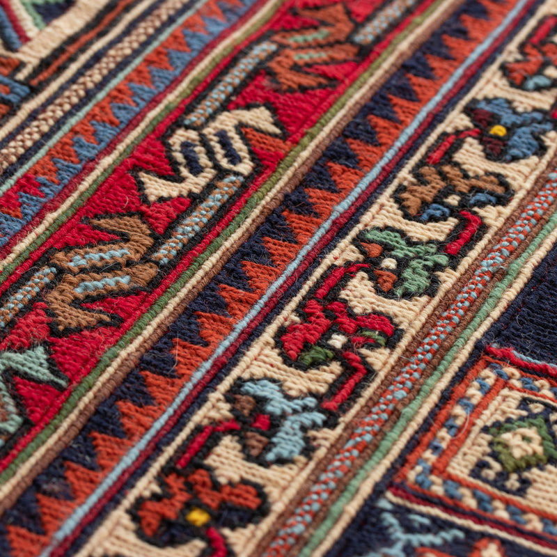 ペルシャ手織りキリム　ウール　ラグ　シルジャン　149×247cm
