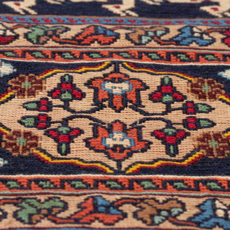 ペルシャ手織りキリム　ウール　ラグ　シルジャン　149×246cm