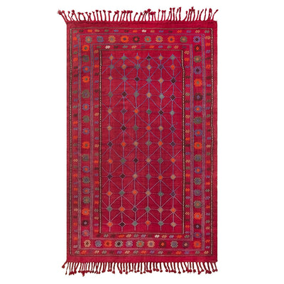 ペルシャ手織りキリム　ウール　ラグ　アゼルバイジャン　150×237cm