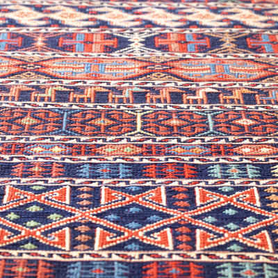 ペルシャ手織りキリム　約75×120cm　ラグサイズS