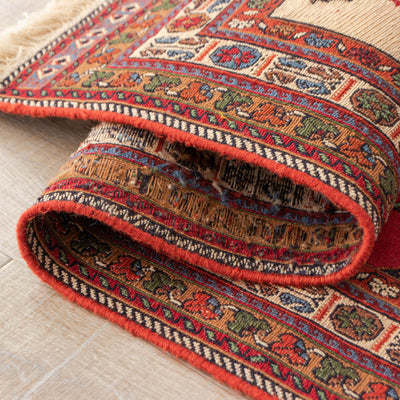 ペルシャ手織りキリム　ラグサイズ