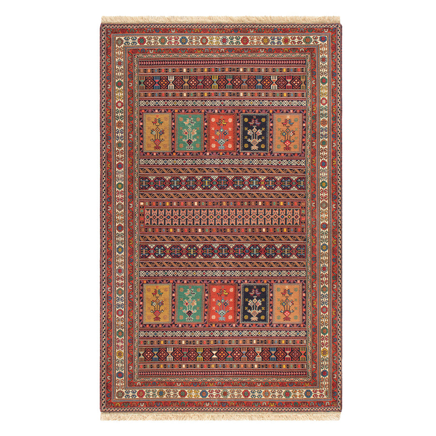 ペルシャキリム　手織り　スーザニ　新品　170x100　リバーシブル 商品 – Persiadirect