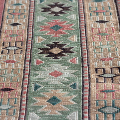 ペルシャ手織りキリム　ラグサイズS