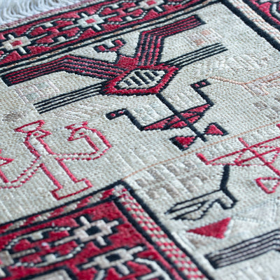ペルシャ手織りキリム　ラグサイズS