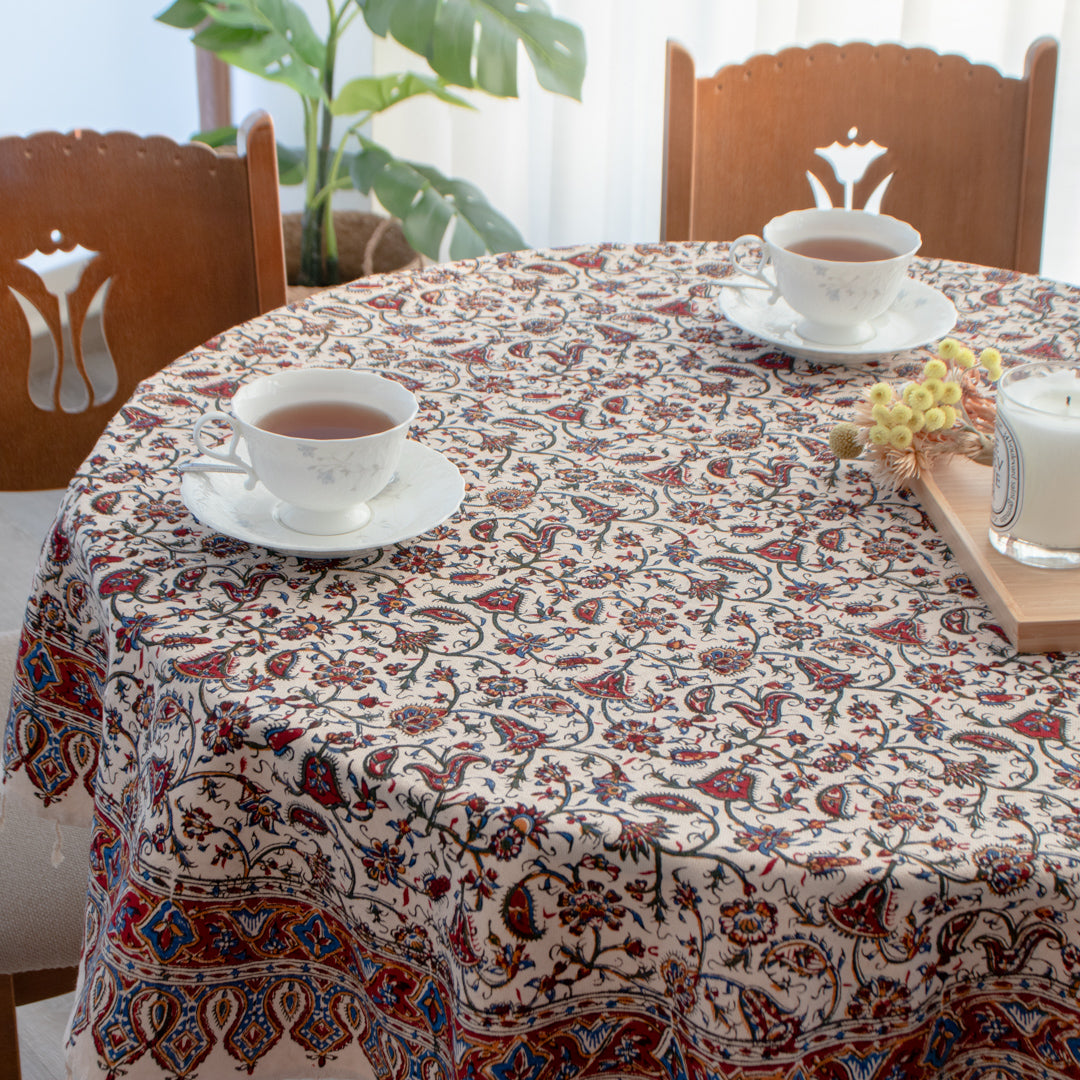 ペルシャ更紗 丸形 直径約120cm – Persiadirect
