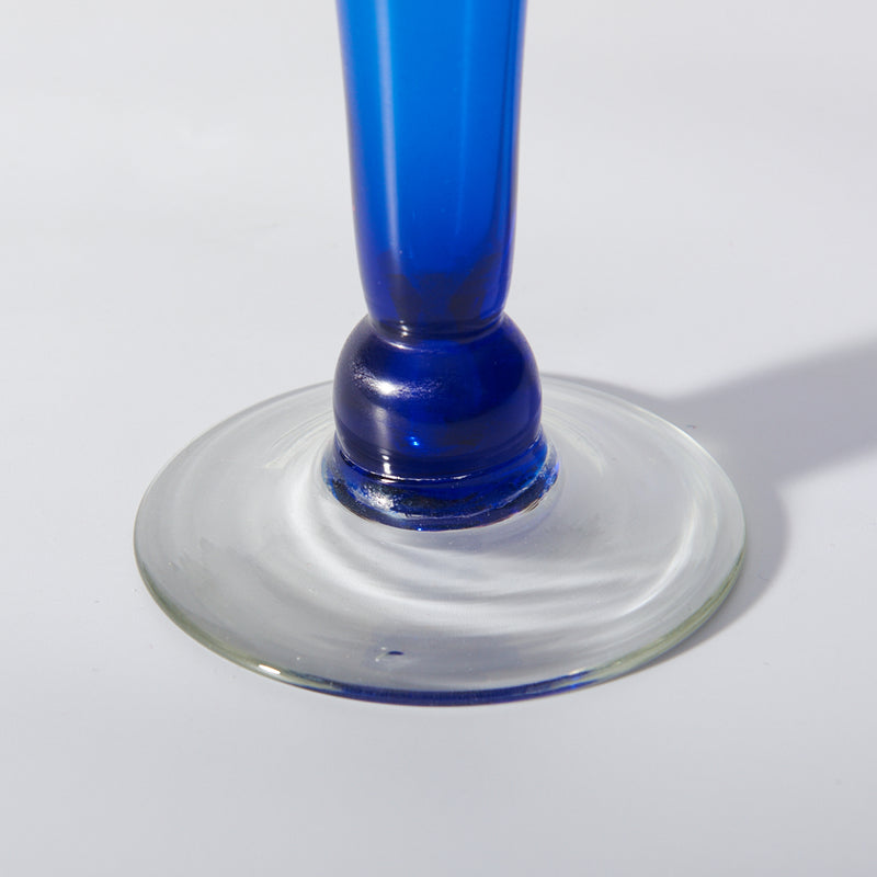 リリーブローガラス ベース 　ブルー