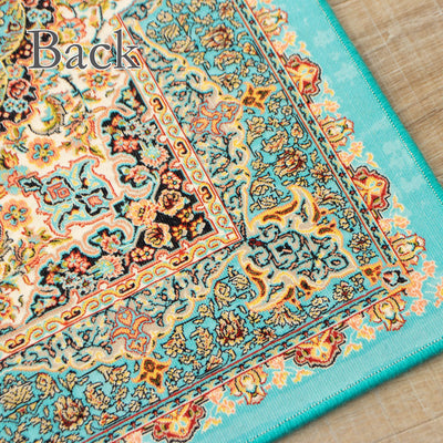 ペルシャ絨毯（機械織）　サーラール柄　ブルー　60×180cm