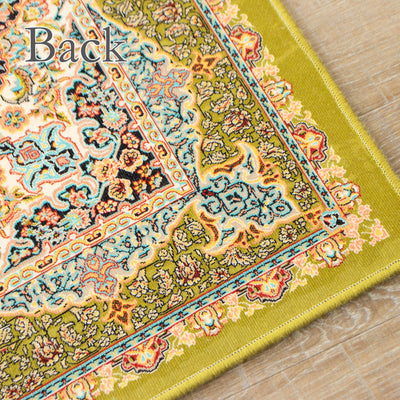 ペルシャ絨毯（機械織）　サーラール柄　グリーン　60×180cm