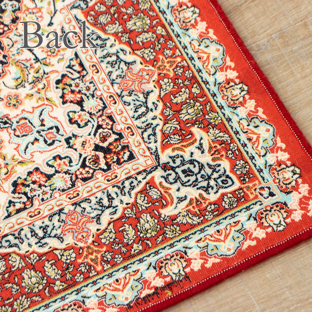 ペルシャ絨毯（機械織） サーラール柄 レッド 60×180cm – Persiadirect